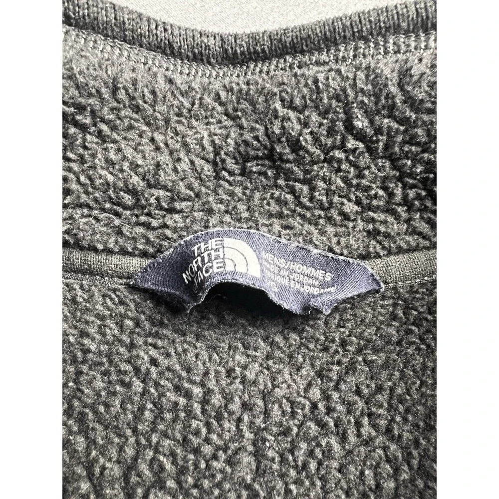 The North Face Jacket Men's L Gray Gordon Lyons 1/4 Zip Pullover Outdoor Hiking